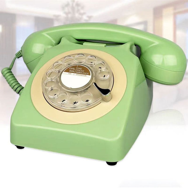 Wireless Bluetooth Desk Phone Style 2-green V1221-WIRELESS-BLUETOOTH-DESK-PHONE-STYLE-2-GREEN