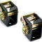 Lashing Winch 2 Pack (1 Left 1 Right) Lashing Truck Tie Down Winch for 2 Webbing Steel Bolt On Weld On