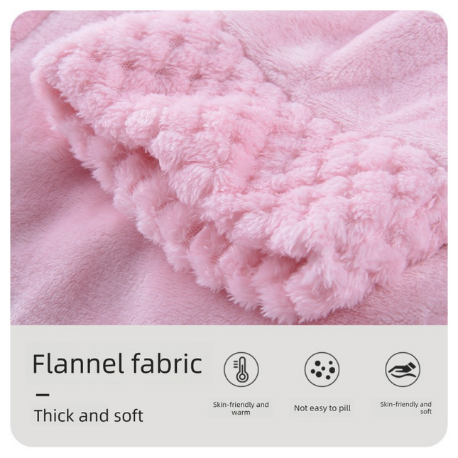 Grey L size Plush Flannel Robe for Couples – product detail